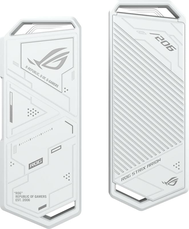 Зовнішня кишеня Asus ROG Strix Arion ESD-S1C PCIe NVMe M.2 2230/2242/2260/2280 USB Type-C 3.2 White (90DD02H1-B09000)