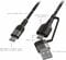 Фото - Кабель 4smarts 310 USB + USB Type-C - USB Type-C (M/M), 1.5 м, Black (4250774954856) | click.ua