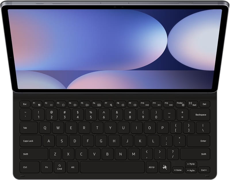 Чехол-клавиатура Samsung Book Cover Keyboard Slim AI Key для Samsung Galaxy Tab S9+ 12.4 SM-X810/SM-X816 / Galaxy Tab S9 FE+ 12.4 SM-X610/ SM-X616 / Galaxy Tab S10+ 12.4 SM-X820/SM-X826 Black (EF-DX820UBEGWW)