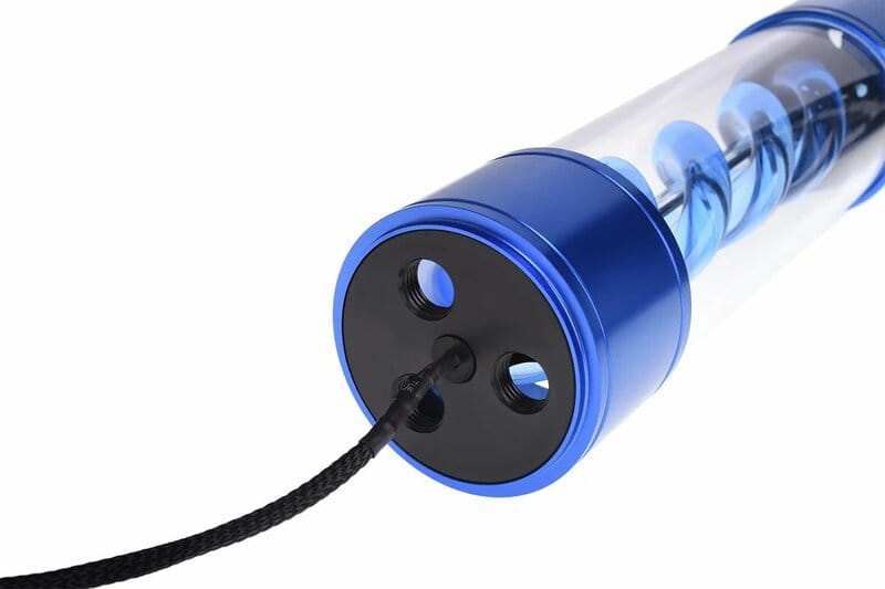 Резервуар для системы водяного охлаждения Alphacool Helix Blue 250мм (15304)
