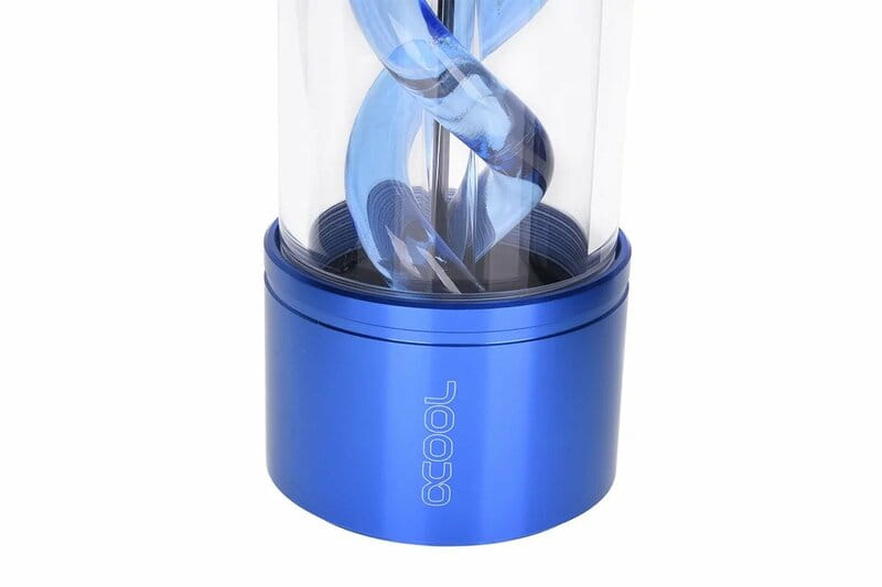 Резервуар для системы водяного охлаждения Alphacool Helix Blue 250мм (15304)