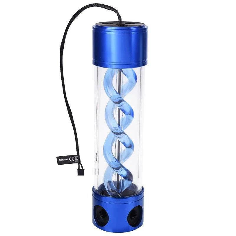 Резервуар для системы водяного охлаждения Alphacool Helix Blue 250мм (15304)