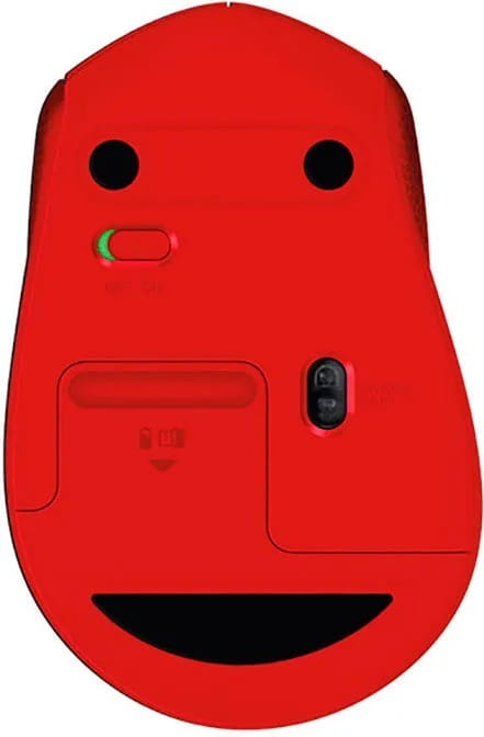 Мышь беспроводная Logitech M330 Silent Plus Red (910-004911)