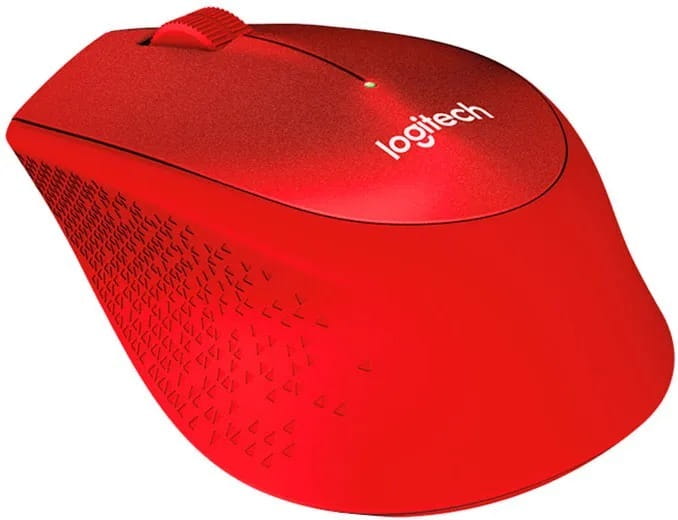 Мышь беспроводная Logitech M330 Silent Plus Red (910-004911)