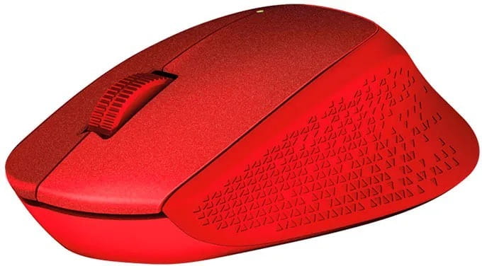 Мышь беспроводная Logitech M330 Silent Plus Red (910-004911)