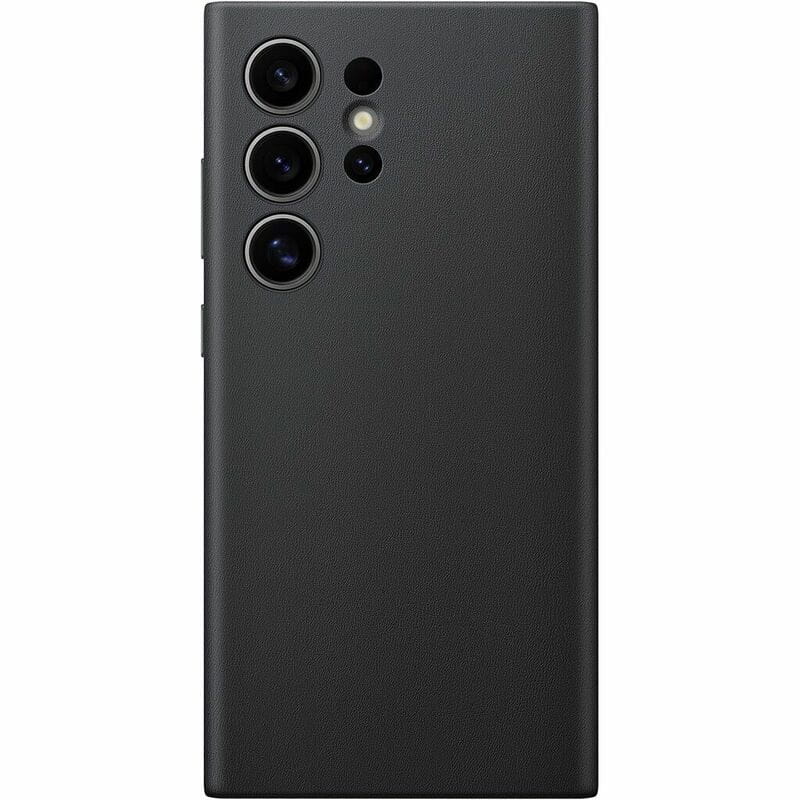 Чехол-накладка Samsung Vegan Leather Case для Samsung Galaxy S24 Ultra SM-S928 Black (GP-FPS928HCABW)