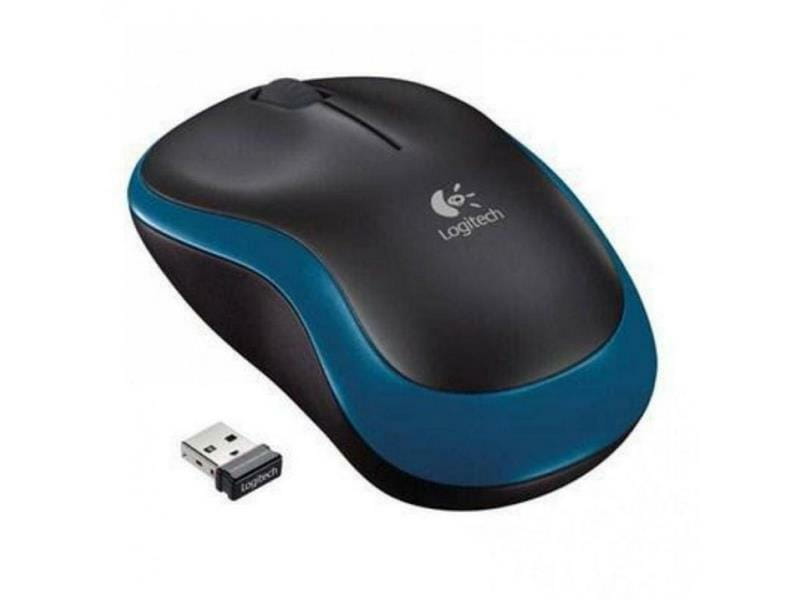 Мышь беспроводная Logitech M185 Blue (910-002236)