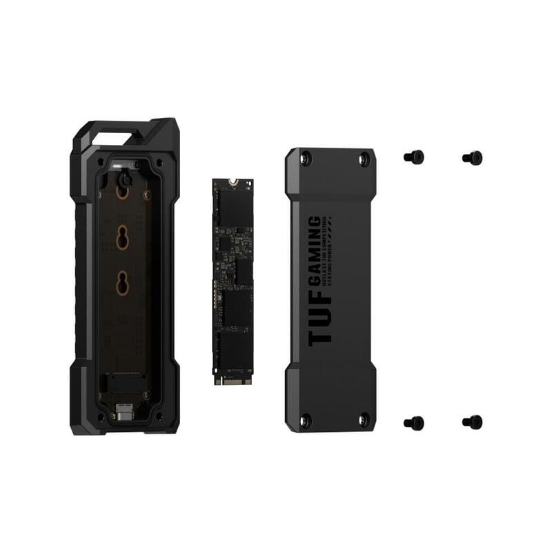 Зовнішня кишеня Asus TUF Gaming A1 ESD-T1A PCIe NVMe M.2 2230/2242/2260/2280 USB Type-C 3.2 Black (90DD02H1-B09000)