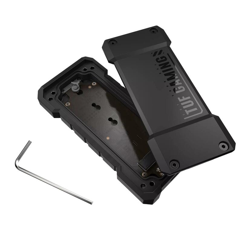 Зовнішня кишеня Asus TUF Gaming A2 PCIe NVMe M.2 2230/2242/2260/2280 USB Type-C 3.2 Black (90DD02X0-M09000)