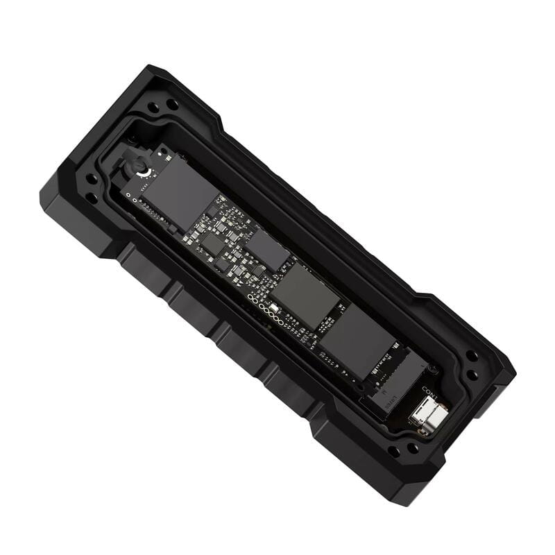 Зовнішня кишеня Asus TUF Gaming A2 PCIe NVMe M.2 2230/2242/2260/2280 USB Type-C 3.2 Black (90DD02X0-M09000)