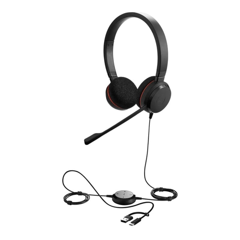 Гарнітура Jabra Evolve 20 USB C/A MS Stereo Black (4999-823-169)