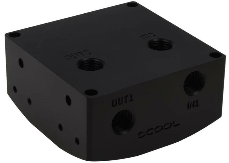 Клапан для системы водяного охлаждения Alphacool Acetal Black (13188)