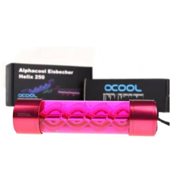 Резервуар для системы водяного охлаждения Alphacool Helix Red 250мм (15300)