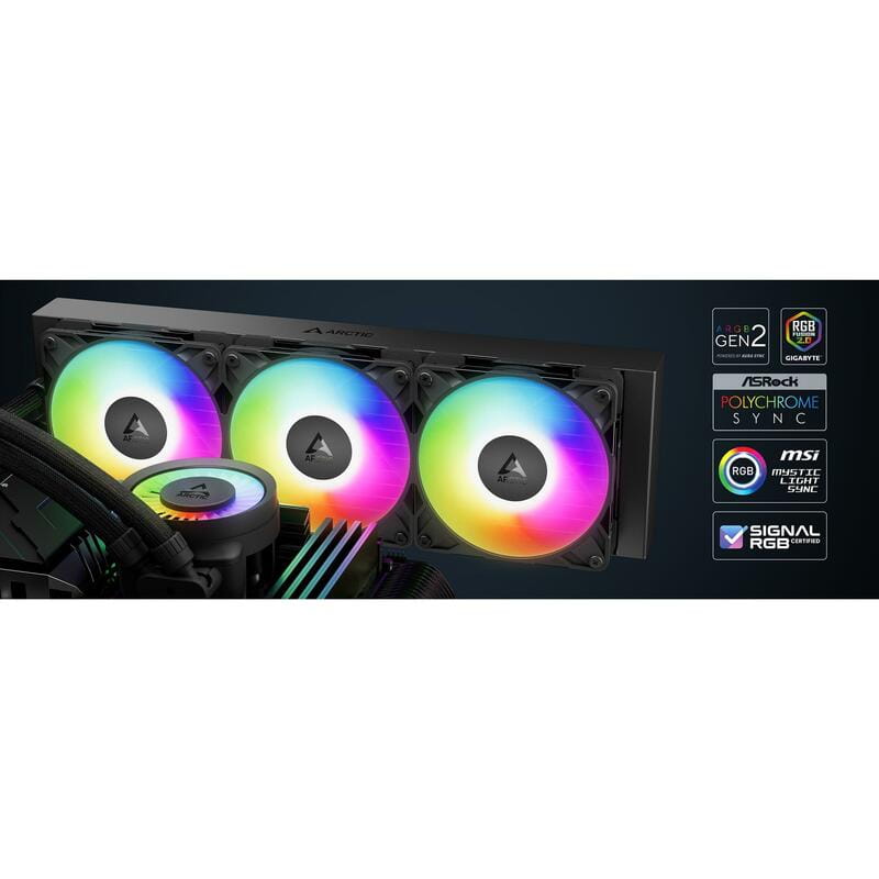 Система водяного охлаждения Arctic Liquid Freezer III Pro 420 A-RGB Black (ACFRE00185A)