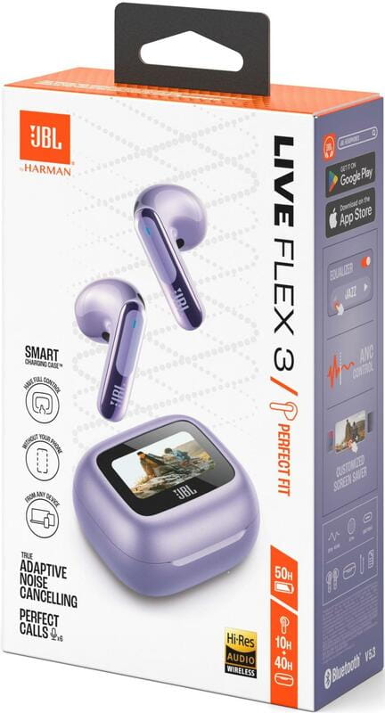 Bluetooth-гарнитура JBL Live Flex 3 Purple (JBLLIVEFLEX3PUR)