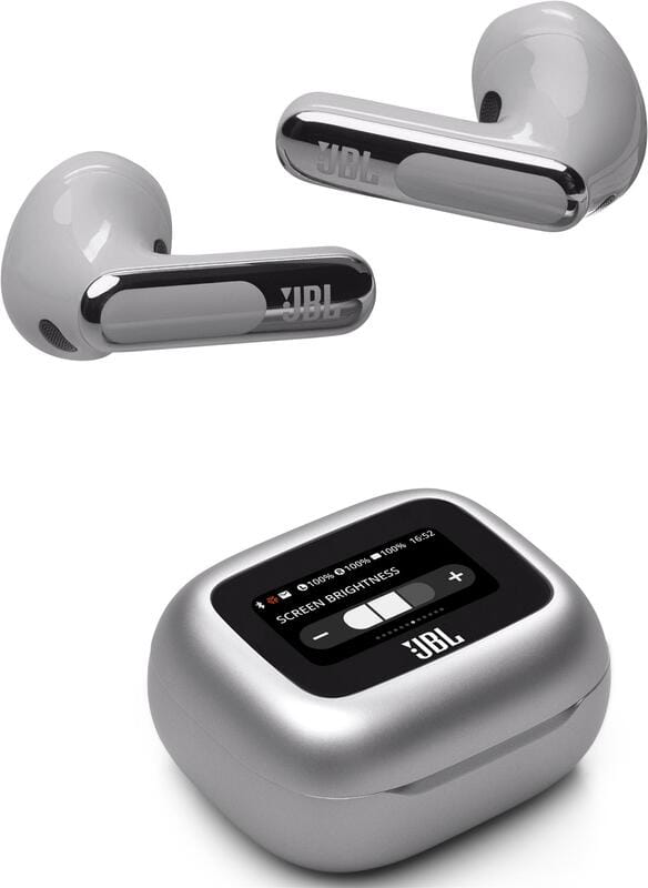 Bluetooth-гарнитура JBL Live Flex 3 Silver (JBLLIVEFLEX3SIL)