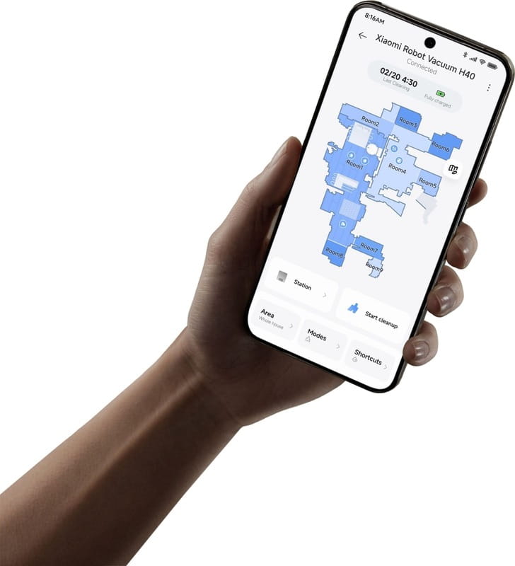 Робот-пилосос Xiaomi Robot Vacuum H40 White