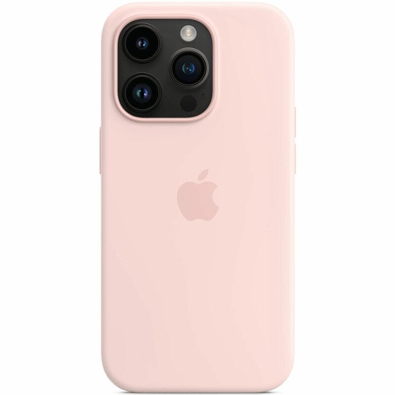 Чохол-накладка Apple Silicone Case with MagSafe для Apple iPhone 14 Pro Chalk Pink (MPTH3)