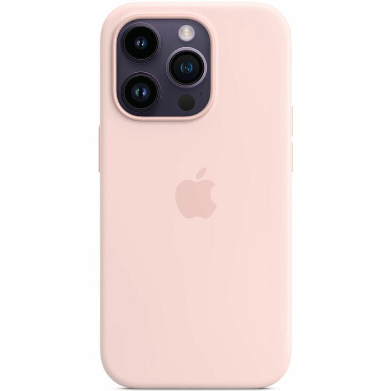 Чохол-накладка Apple Silicone Case with MagSafe для Apple iPhone 14 Pro Chalk Pink (MPTH3)