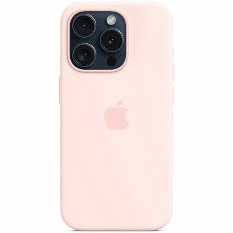 Чохол-накладка Apple Silicone Case with MagSafe для Apple iPhone 15 Pro Light Pink (MT1F3)