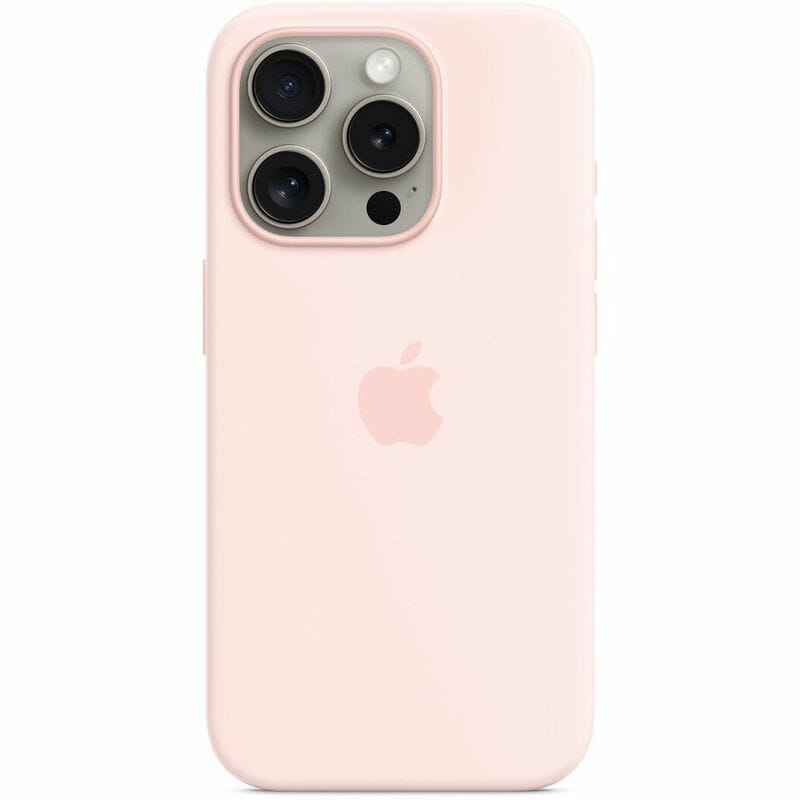 Чохол-накладка Apple Silicone Case with MagSafe для Apple iPhone 15 Pro Light Pink (MT1F3)