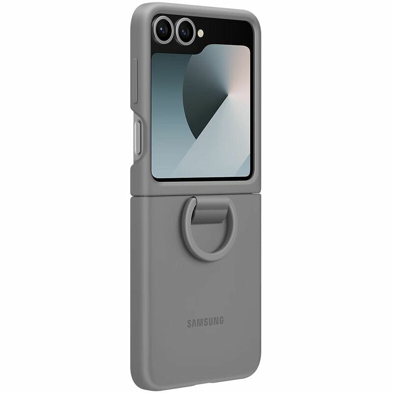Купити Чохол-накладка Samsung Silicone Cover with Ring для Samsung Galaxy Flip 6 Gray (EF-PF741TJEGUA) Чохол-накладка Samsung Silicone Cover with Ring для Samsung Galaxy Flip 6 Gray (EF-PF741TJEGUA)