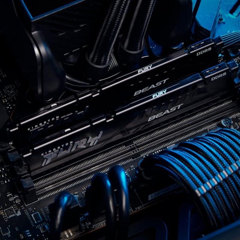 Модуль памяти DDR5 2x32GB/6000 Kingston Fury Beast Black (KF560C30BBEK2-64)