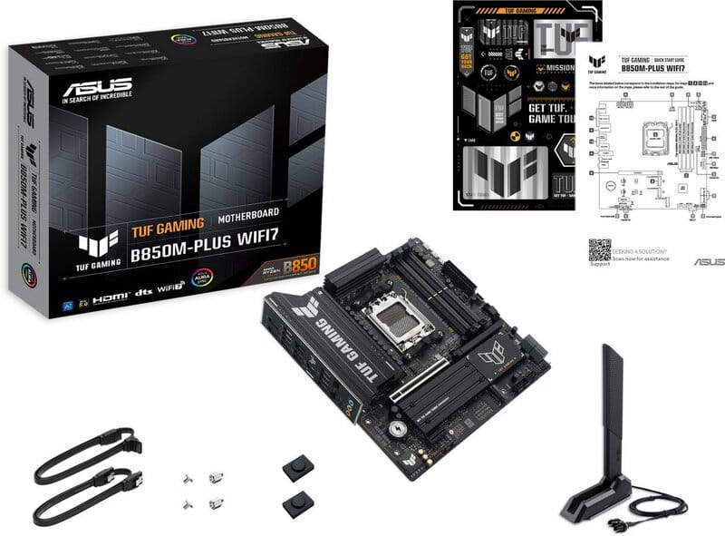 Материнская плата Asus TUF Gaming B850M-Plus WiFi7 Socket AM5