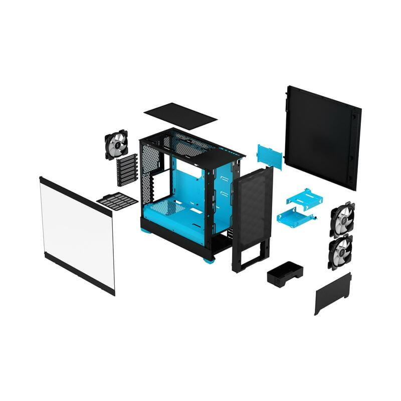Корпус Fractal Design Pop Air RGB Cyan Core TG Clear Tint (FD-C-POR1A-02)