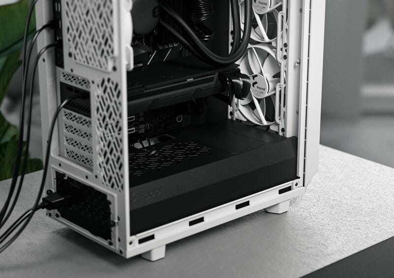 Корпус Fractal Design Meshify 2 Compact Lite White TG Clear Tint (FD-C-MEL2C-04)