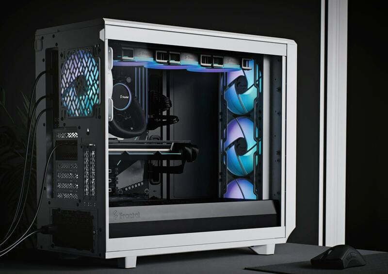 Корпус Fractal Design Meshify 2 RGB White TG Clear Tint (FD-C-MES2A-08)