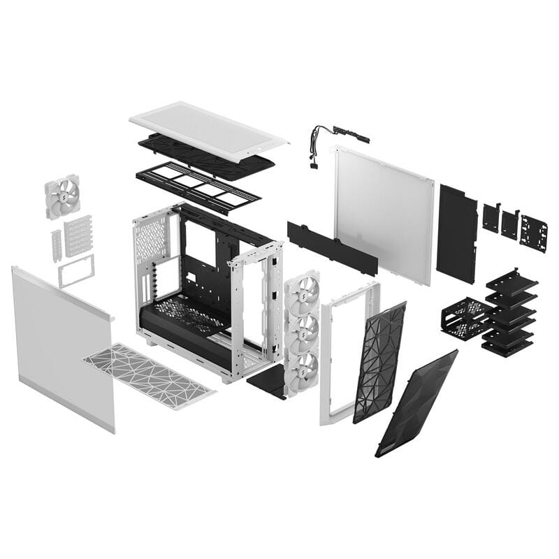 Корпус Fractal Design Meshify 2 RGB White TG Clear Tint (FD-C-MES2A-08)