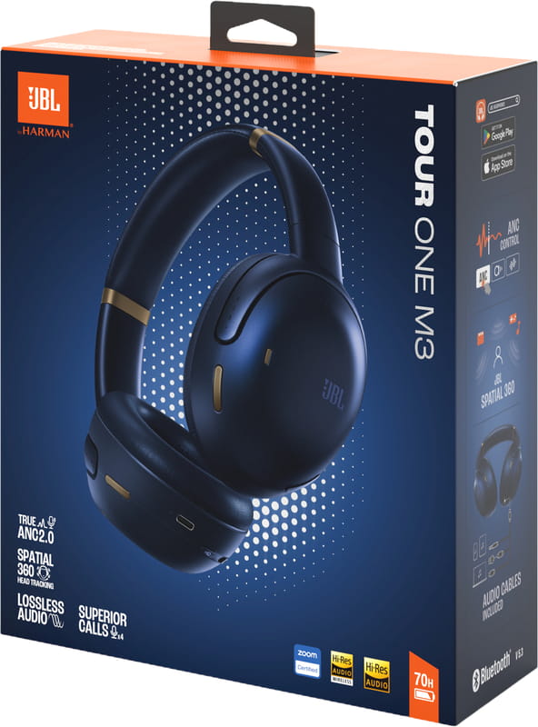 Bluetooth-гарнітура JBL Tour One M3 Blue (JBLTOURONEM3BLU)