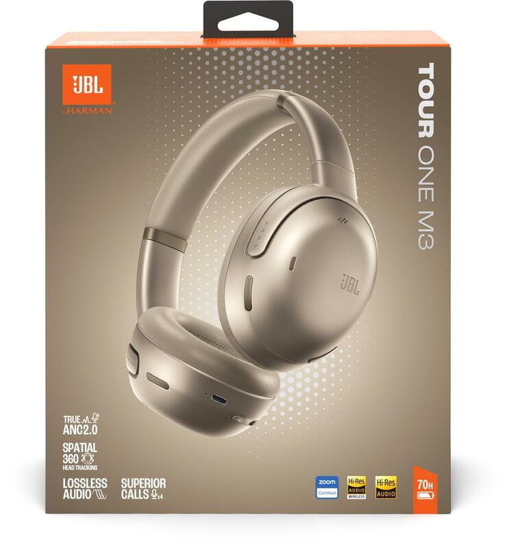 Bluetooth-гарнітура JBL Tour One M3 Latte (JBLTOURONEM3LTT)