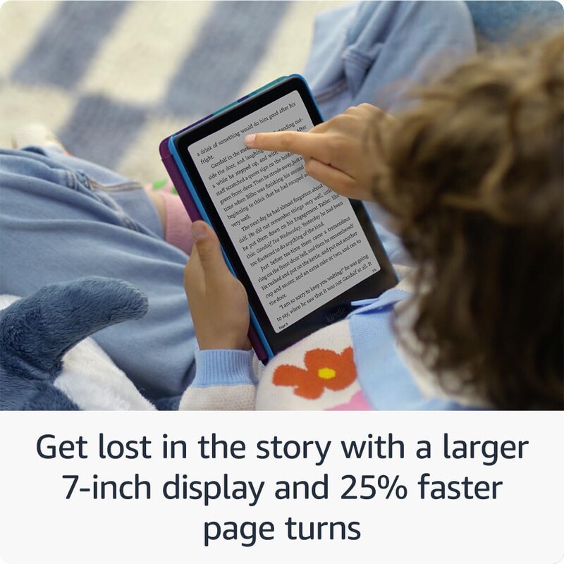 Электронная книга Amazon Kindle Paperwhite Kids (12th Gen) 16GB Black with Starfish Cover_JP