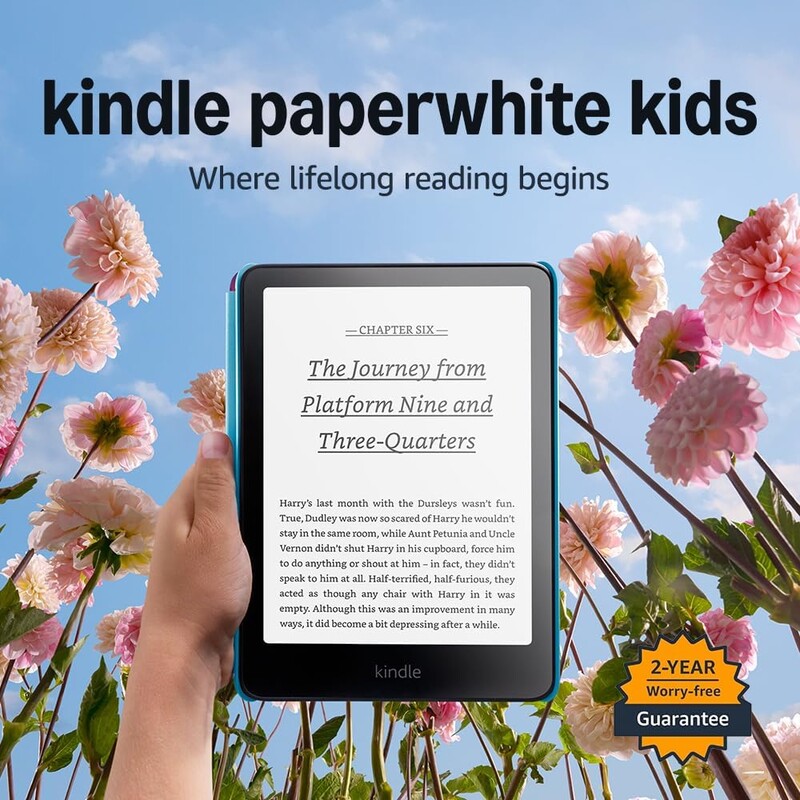 Электронная книга Amazon Kindle Paperwhite Kids (12th Gen) 16GB Black with Cyber City Cover_JP