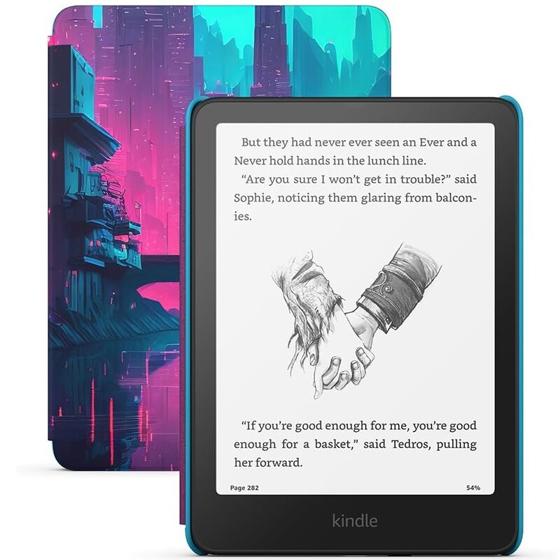 Электронная книга Amazon Kindle Paperwhite Kids (12th Gen) 16GB Black with Cyber City Cover_JP