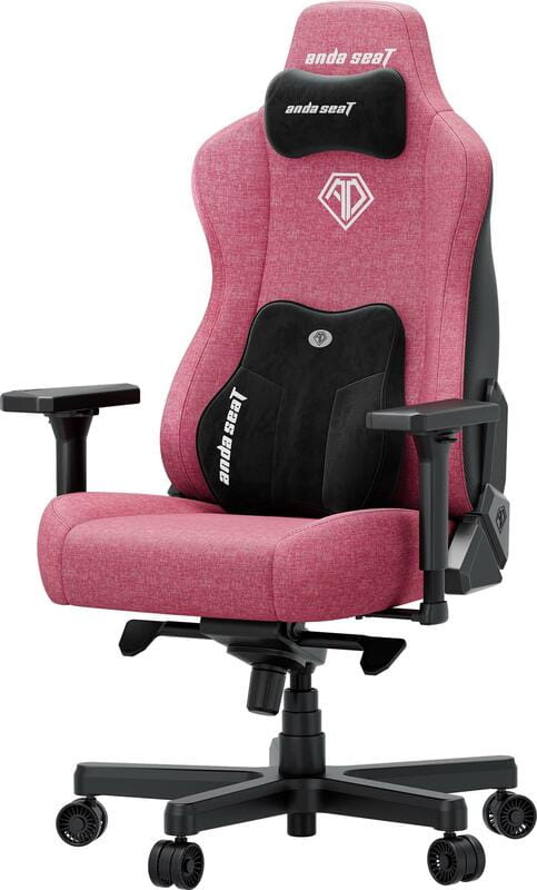Крісло для геймерів Anda Seat Kaiser 3E XL Pink Fabric (AD23YC-XL-09-P-CF-P01)