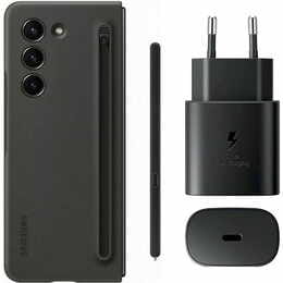 Чохол-накладка Samsung Slim Cover with Pen & TA 25W для Samsung Galaxy Fold 5 SM-F946 Black (EF-OF94KKBEGWW)