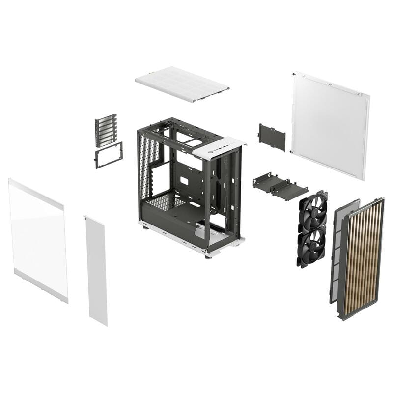 Корпус Fractal Design North Chalk White TG Clear (FD-C-NOR1C-04)