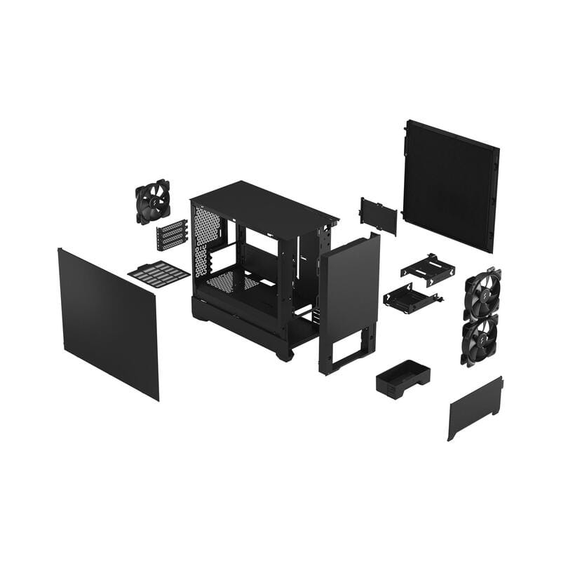 Корпус Fractal Design Pop Mini Silent Black Solid (FD-C-POS1M-01)