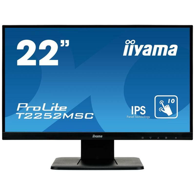 Монитор Iiyama 21.5" T2252MSC-B2 IPS Black Multitouch