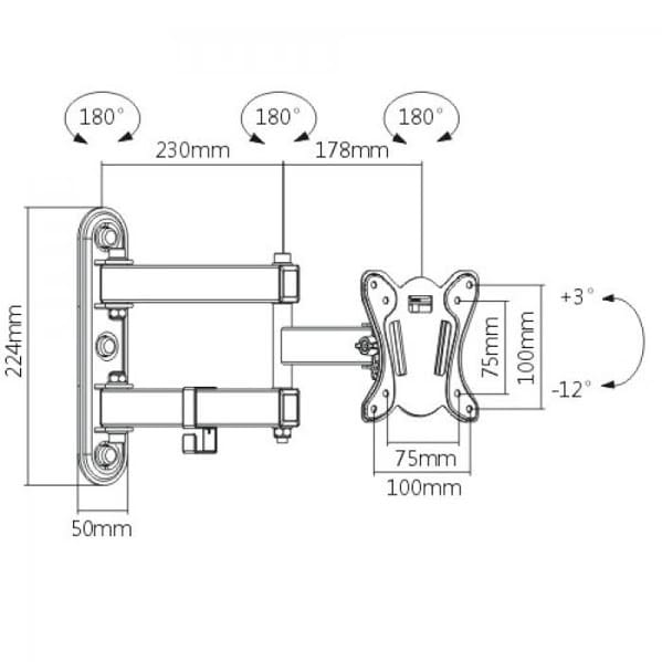 Кронштейн ITech LCD33B UAH
