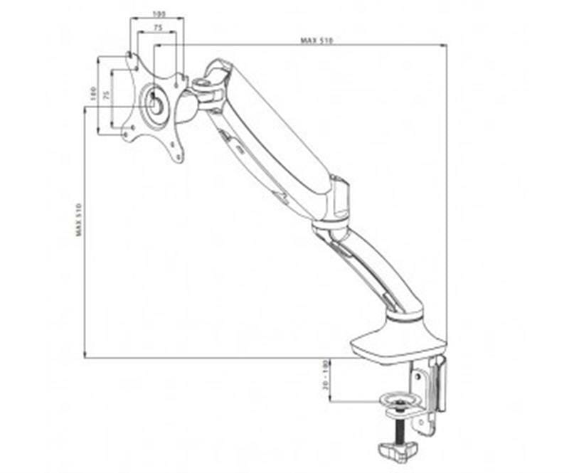 Кронштейн Iiyama DS3001C-B1 100х100