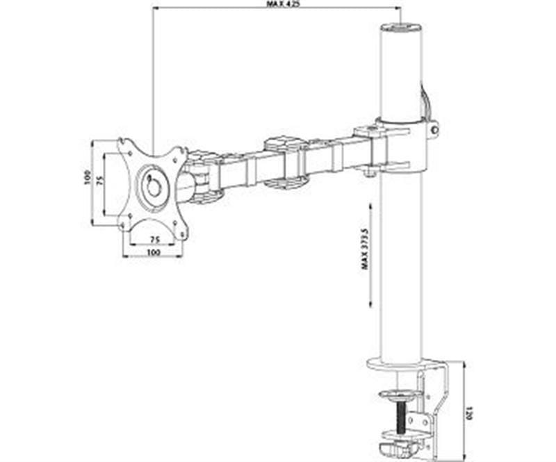 Кронштейн Iiyama DS1001C-B1 100х100