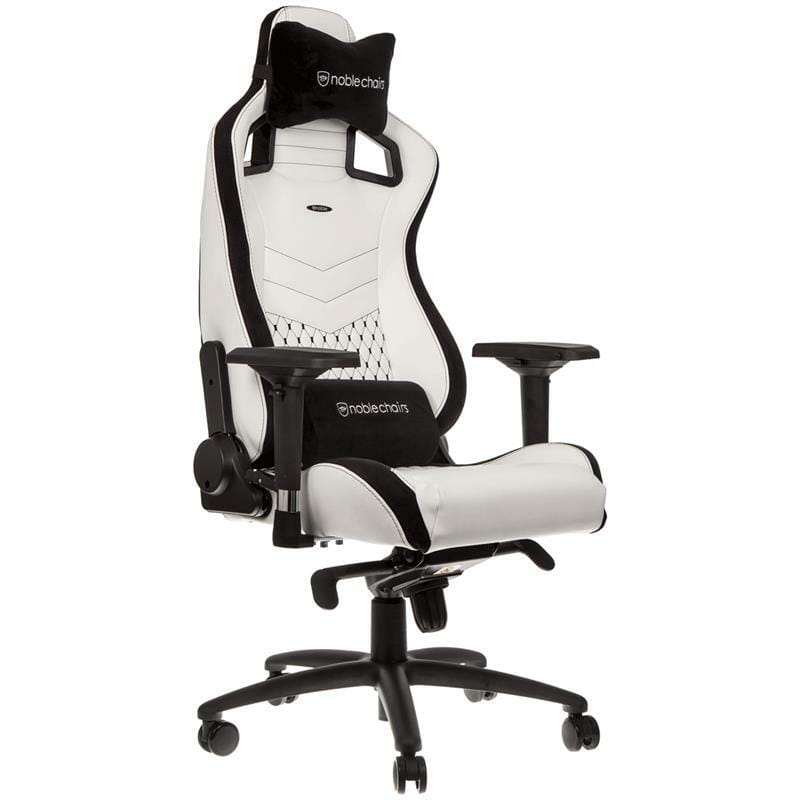 Крісло для геймерів Noblechairs Epic White/Black (NBL-PU-WHT-001)