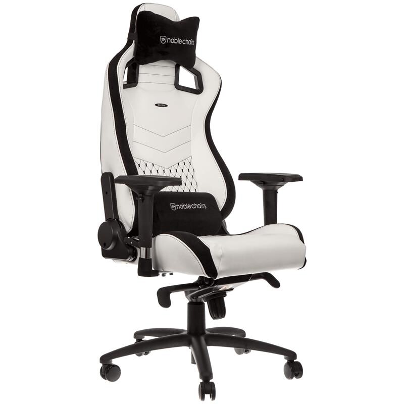 Кресло для геймеров Noblechairs Epic White/Black (NBL-PU-WHT-001)