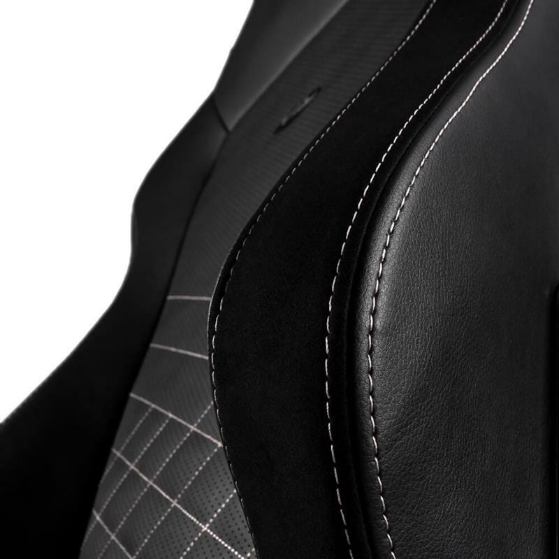 Крісло для геймерів Noblechairs Hero Black/Platinum White (NBL-HRO-PU-BPW)