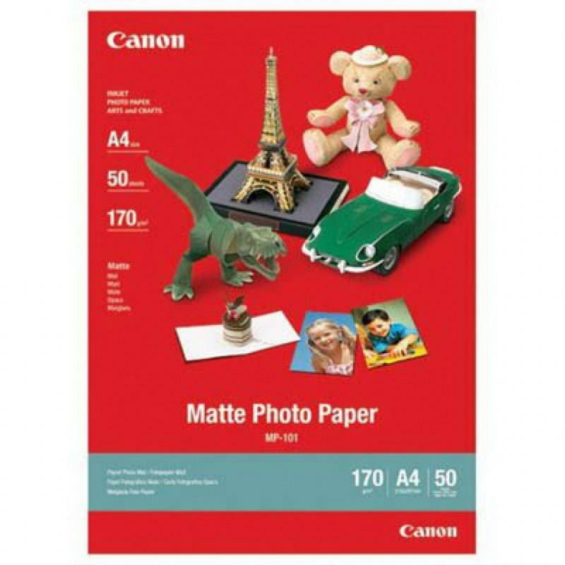 Фотобумага CANON (MP-101) Photo Paper Matte матовая 170г/м2 А4 50л (7981A005)
