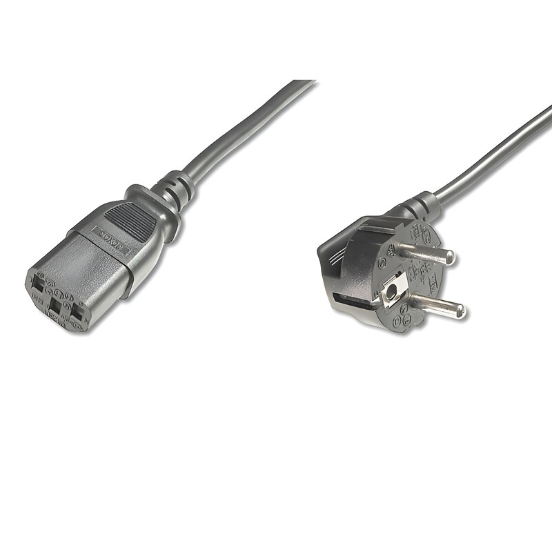Кабель питания Digitus Schuko 90° - C13, M/F, 2.5 м (AK-440100-025-S)